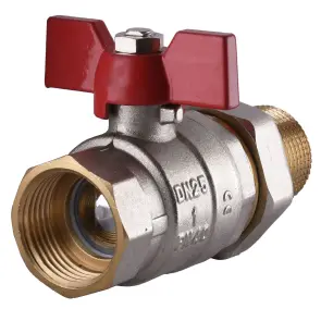 Кран кульовий прямий з американкою SOLOMON 1″ ПОСИЛЕНИЙ 1042 №2