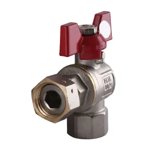 Кран кульовий кутовий з накидною гайкою SOLOMON 1/2″ ВВ PN40 160401 №1