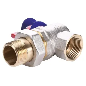 Кран кульовий кутовий з американкою SOLOMON 1″ ПОСИЛЕННИЙ B1043 №3
