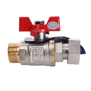 Кран кульовий прямий з накидною гайкою SOLOMON 3/4″ ЗВ PN40 160406 №2