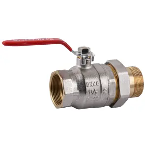 Кран кульовий прямий з американкою SOLOMON 1 1/2″ ПОСИЛЕНИЙ 1042 №1