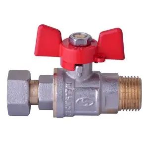 Кран шаровый прямой с накидной гайкой SOLOMON 1/2″ НВ PN40 160406 №1