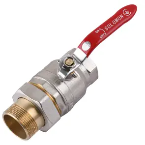 Кран кульовий прямий з американкою SOLOMON 1 1/2″ ПОСИЛЕНИЙ 1042 №3