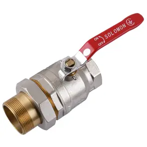 Кран шаровый прямой с американкой SOLOMON 2″ УСИЛЕННЫЙ 1042 №3