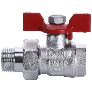 Кран кульовий прямий з американкою ARCO 1/2″ TURIA 0117208 №1