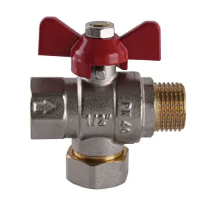 Кран кульовий прямий з фільтром SOLOMON 1/2″ ЗВ КБ PN40 3888 №2