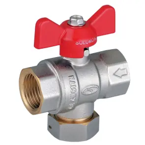 Кран кульовий прямий з фільтром SOLOMON 1/2″ ВВ КБ PN40 2888 №1