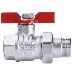 Кран шаровый прямой с американкой ARCO 1″ TURIA 0117608 №1