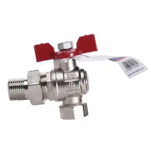 Кран кульовий ARCO 1/2″ SENA 154303 кутовий з американкою (754303) №1