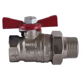Кран кульовий ARCO 3/4″ SENA 154104 прямий з американкою (754104) №1