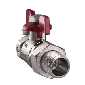 Кран кульовий ARCO 1/2″ SENA 154103 прямий з американкою (754103) №2