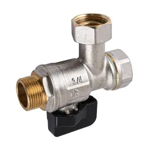 Кран шаровый для котла 3/4″ ARCO 150824 угловой с накидной гайкой with FILTER №2