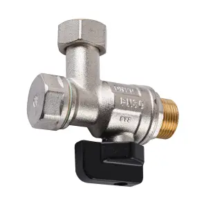 Кран шаровый для котла 3/4″ ARCO 150824 угловой с накидной гайкой with FILTER №3