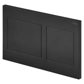 Панель смыва Viega Prevista Style 21, пластик чёрный матовый (801724) №1