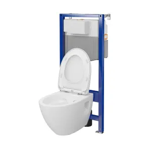 КОМПЛЕКТ С35 ІНСТ СИС-МА AQUA 50 QF MEХАН+ MODUO PLUS ОВАЛЬНИЙ CLEANON з сид дюр ліфт БЕЗ КНОПКИ №2