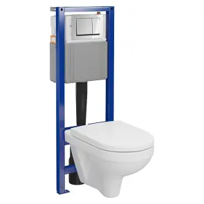 КОМПЛЕКТ С45: ІНСТ СИС-МА SYSTEM 40 MEХАН+ ZIP 413 з дюр сид LIFT+ кнопка змиву ENTER II хром №1