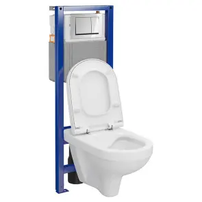 КОМПЛЕКТ С45: ІНСТ СИС-МА SYSTEM 40 MEХАН+ ZIP 413 з дюр сид LIFT+ кнопка змиву ENTER II хром №2