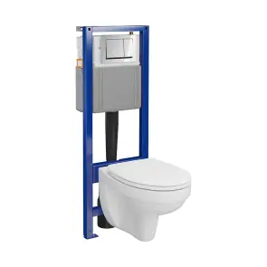КОМПЛЕКТ С44: ИНСТ СИС-МА SYSTEM 40 MEХАН+ CERSANIA 414 з дюр сид LIFT+ кнопка смыва ENTER II хром №3