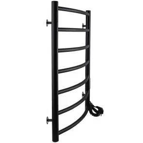 Рушникосушарка UNIO LD ЕU 700-500-7 BLK Драбинка Дуга електро чорна №4