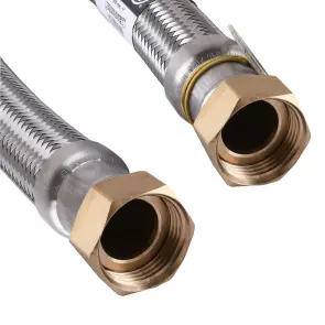 Шланг антивібраційний прямий TUCAI EXTRA TWIST 1″ 1,0м RIVER НG-1-1000 204734 №1
