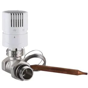 Узел подмеса с термоголовкой ECO 01A-4 3/4″х3/4″ прямой №2