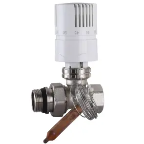 Узел подмеса с термоголовкой ECO 01A-4 3/4″х3/4″ прямой №3