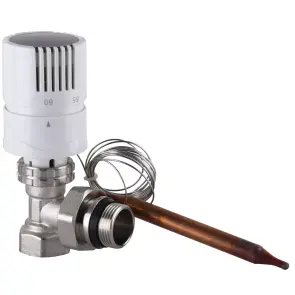Вузол пiдмiшування з термоголовкою ECO 01A-5 3/4″х3/4″ кутовий №2
