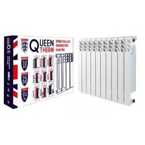 Радиатор биметаллический секционный QUEEN THERM 500/96 (кратно 10) №2