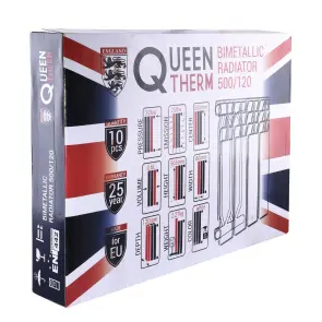 Радиатор биметаллический секционный QUEEN THERM 500/120 (кратно 10) №4