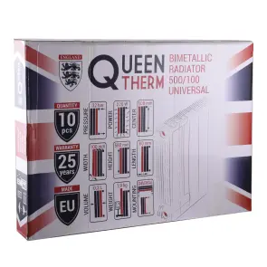 Радіатор біметалевий секційний QUEEN THERM 500/100 UNIVERSAL (кратно 10) №8