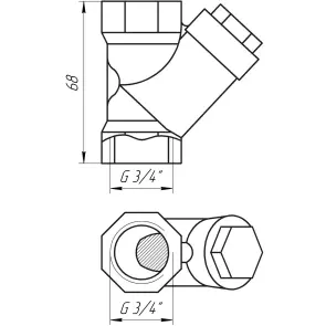 Фільтр грубого очищення ARCO 3/4″ 01831 №5