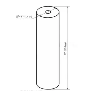 Картридж угольный насыпной Bio+ systems UDF-20L BigBlue 20″ №3