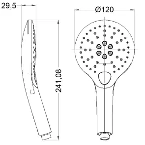 Душова лійка Topaz NF-2209-00 №6