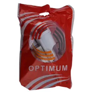 Набор для бачка унитаза OPTIMUM ниж подв пласт 1/2″ и двойным реж слива и хром кнопкою OPTI 0810 №6