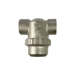 Фільтр грубого очищення SOLOMON 1/2″ ВВ нікель з відстійником (8014) TD1052 №1