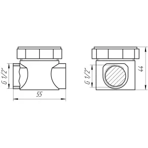 Фильтр грубой очистки для газу SOLOMON 1/2″ F8016 №3