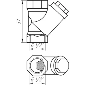 Фильтр грубой очистки для газа ITAP 1/2″ 193 №5