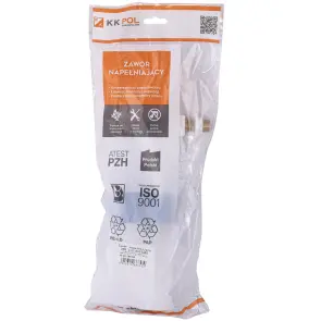 Клапан заповнення K.K.POL 350/ZN2/109-00-T0, 3/8″ МО, бок. латунь №5
