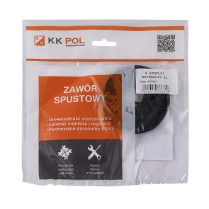 Ремкомплект для сливного клапана K.K.POL тип ZS, АКС/523 (KPL/523) №2
