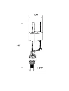 Клапан заповнення SIAMP 20024PF-BAS 1/2″ №2