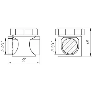 Фільтр грубого очищення для газу SOLOMON 3/4″ F8016 №8