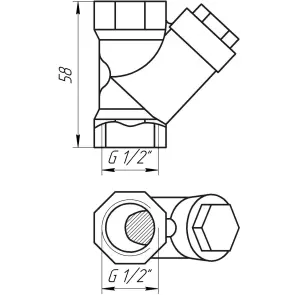 Фільтр грубого очищеня ARCO 1/2″ 01830 SPAIN №10