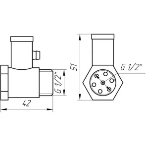 Клапан обратный подрывной 1/2″ HT158 №4