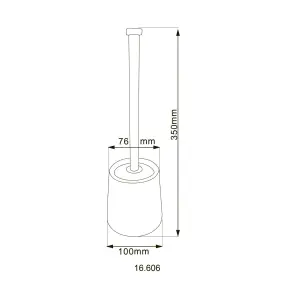 Йоржик підлоговий HOTEC 16.606 Stainless Steel №3