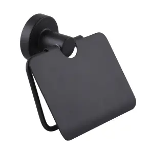 Тримач туалетного паперу з кришкою SONIA ASTRAL BLACK 185207 №1
