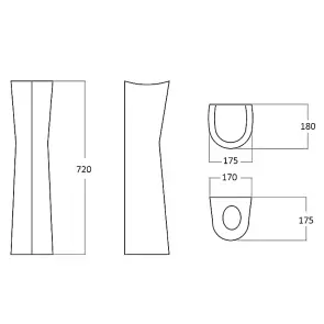 П’ЄДЕСТАЛ UNIVERSAL PED-UN-72 №3