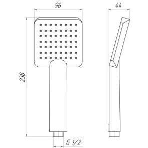 Душевая лейка Topaz NF-2204-00 №6