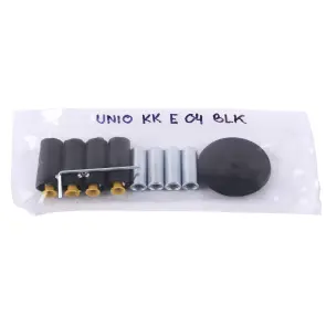 UNIO KK E 04 BLK Комплект кріплень електричної сушарки. Чорний №1