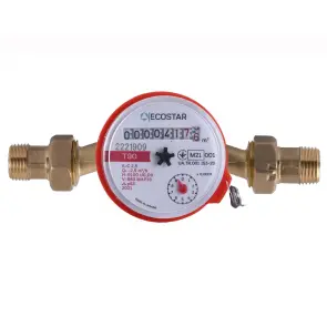 Лічильник гарячої води ECOSTAR DN15 1/2″ L110 E-C 2,5 №1