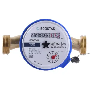 Счетчик холодной воды ECOSTAR DN15 1/2″ L110 E-C 2,5 №3